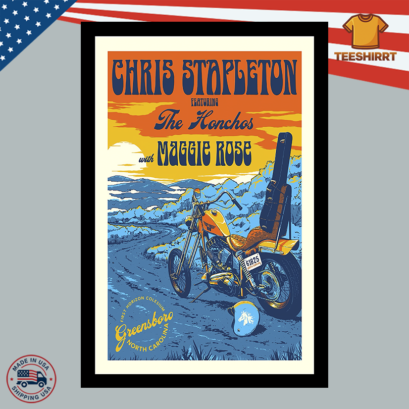 Chris Stapleton June 18 2025 Greensboro NC Event Poster