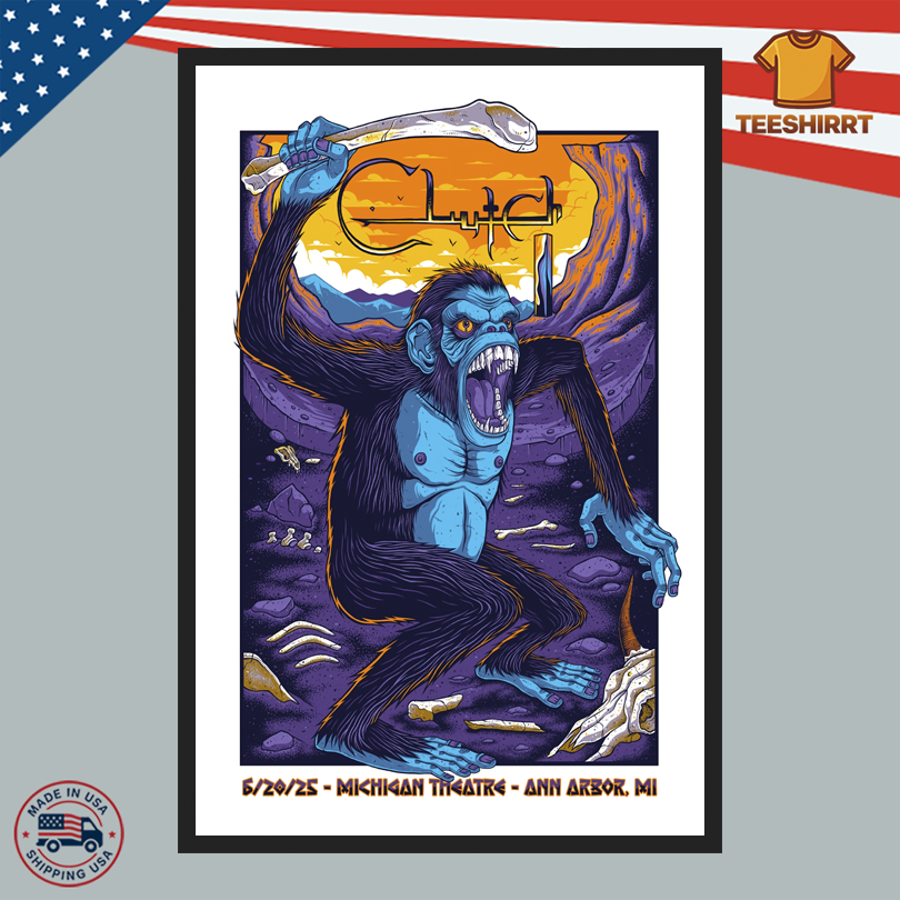 Clutch Michigan Theater June 20, 2025 Poster