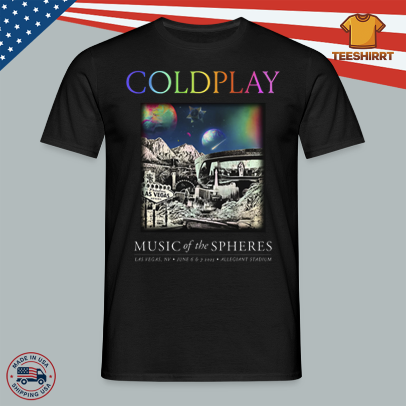 Coldplay Allegiant Stadium Jun 6, 2025 Shirt