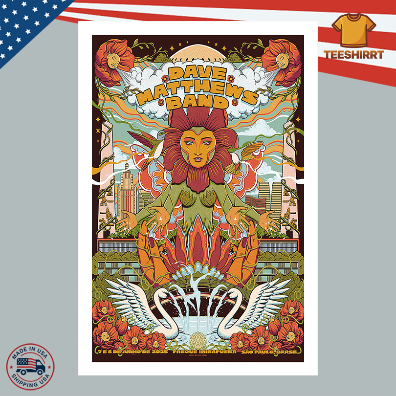 Dave Matthews Band Parque Ibirapuera In Sao Paulo Brazil Jun 7-8 2025 Poster