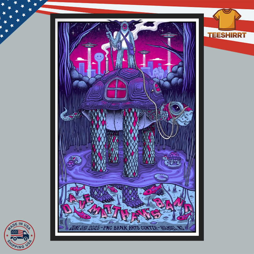 Dave Matthews Band PNC Bank Arts Center Holmdel NJ Jun 3, 2025 Poster