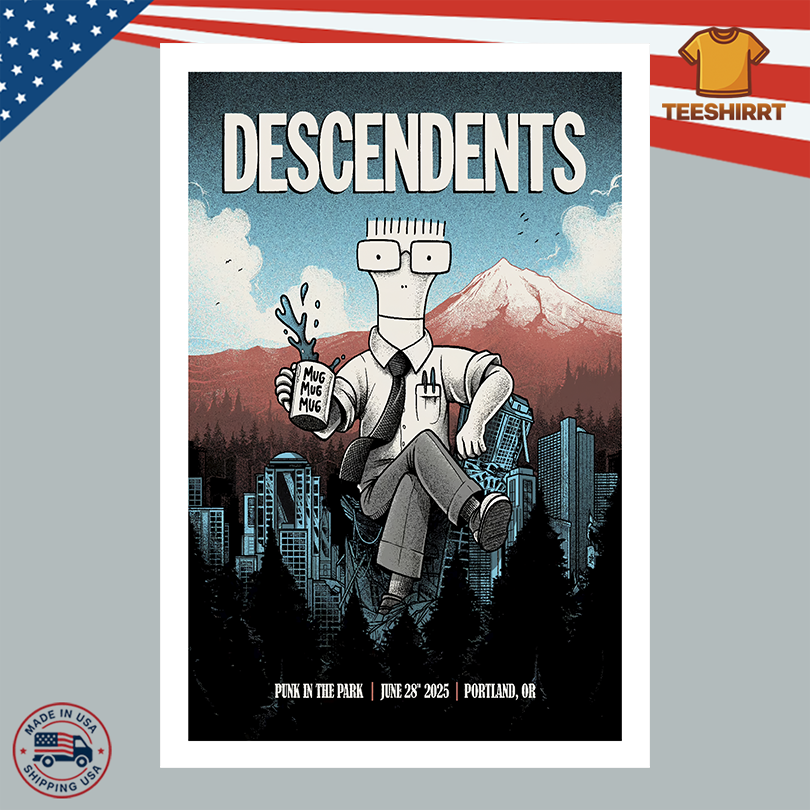 Descendents Tour Poster June 28, 2025 In Portland, OR