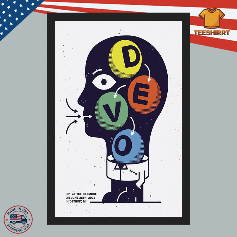 Devo The Fillmore June 28 2025 Poster