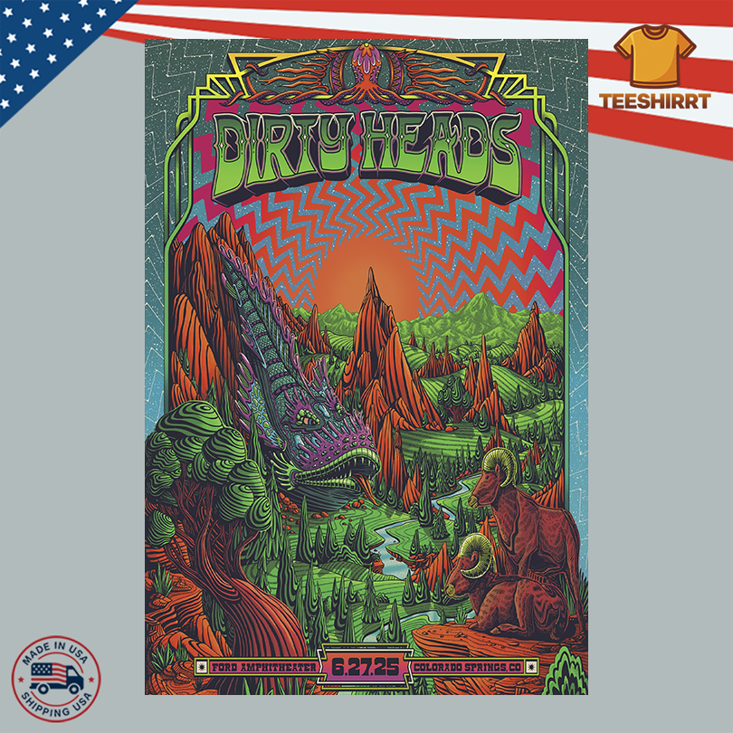 Dirty Heads 06.27.2025 Live At Ford Amphitheater Poster