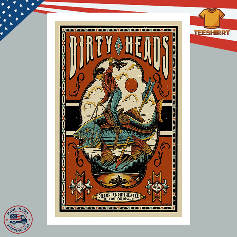 Dirty Heads At Dillon Amphitheater In Dillon CO On Jun 28 2025 Poster