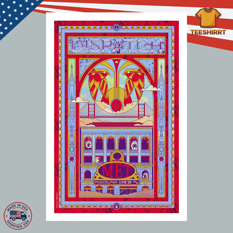 Dispatch Hartford HealthCare Amphitheater Bridgeport CT 06.29.2025 Poster