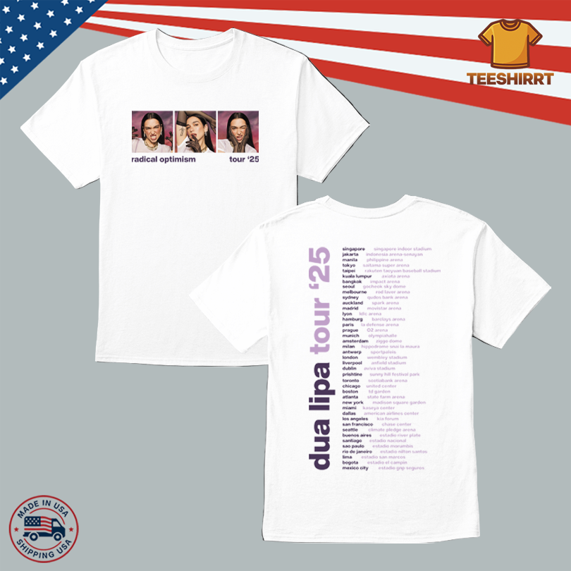Dua Lipa Shop Panel Photo T-Shirt