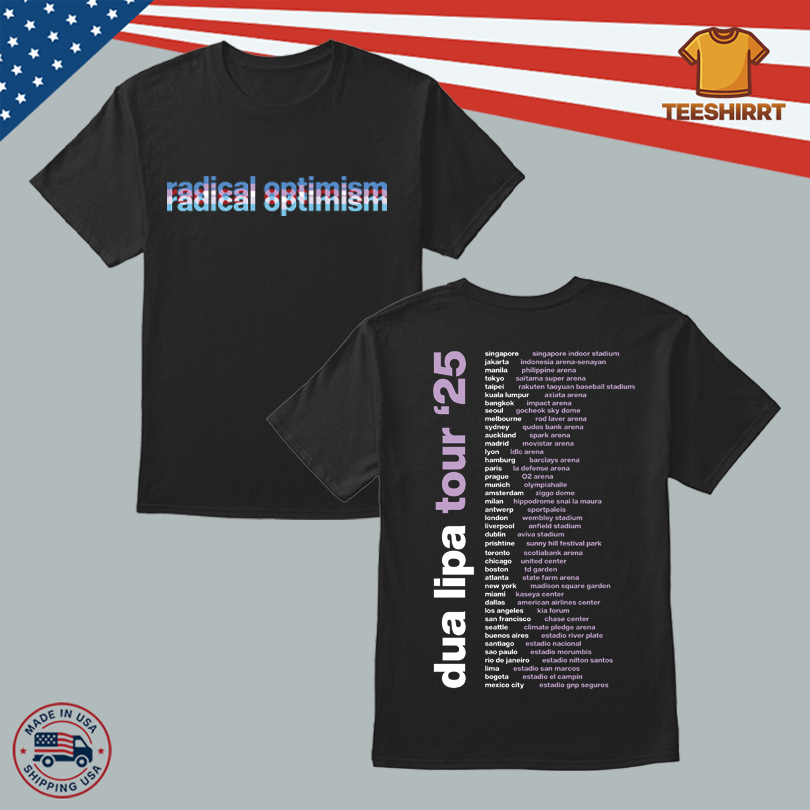 Dua Lipa Shop Radical Optimism T-Shirt