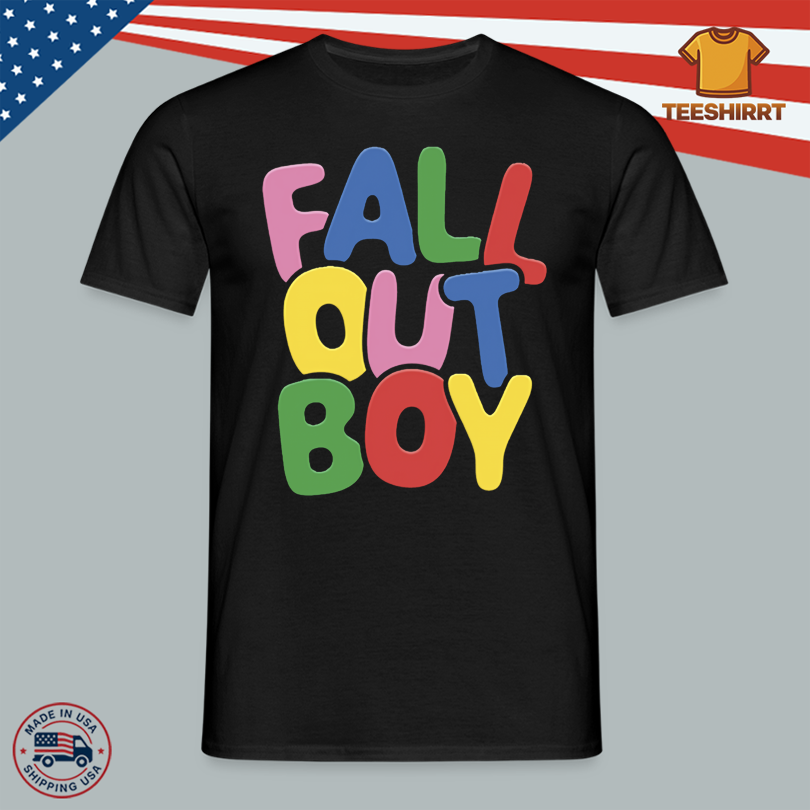 Fall Out Boy Summer merch Bubble Logo Shirt