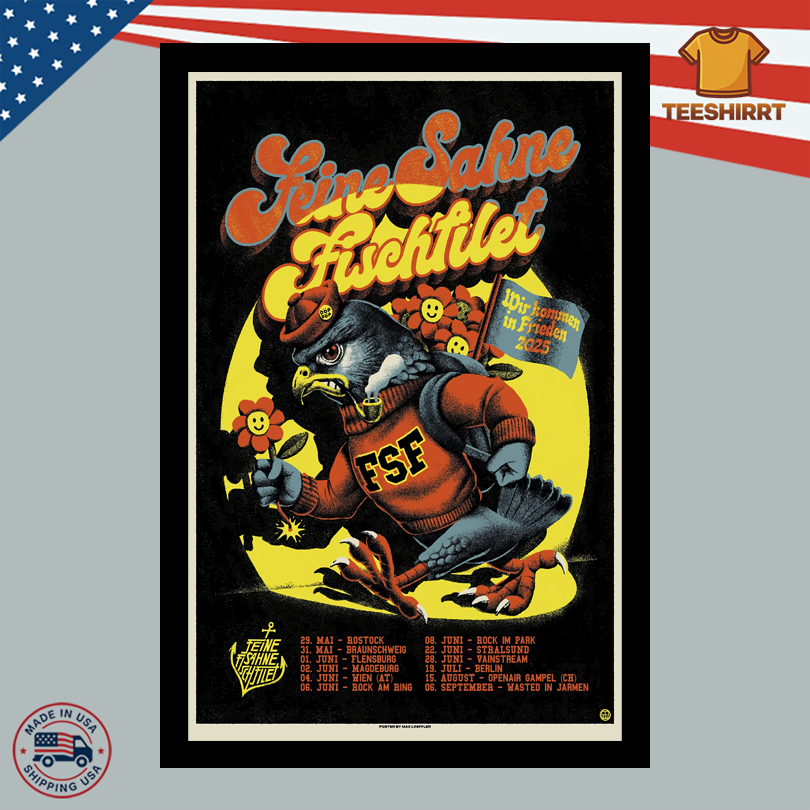 Feine Sahne Fischfilet Wir Kommen In Frieden Live Poster