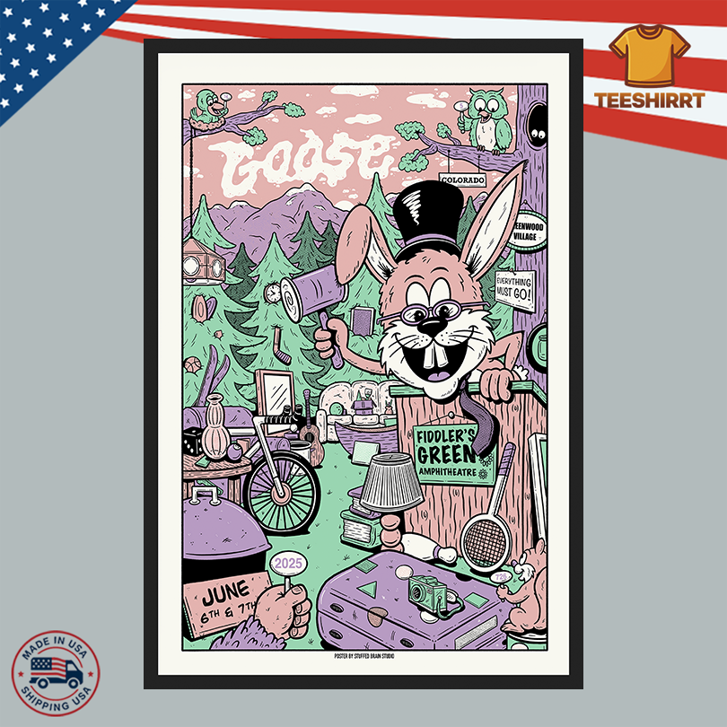 Goose At Fiddlers Green Amphitheatre On June 6-7, 2025 Show Poster