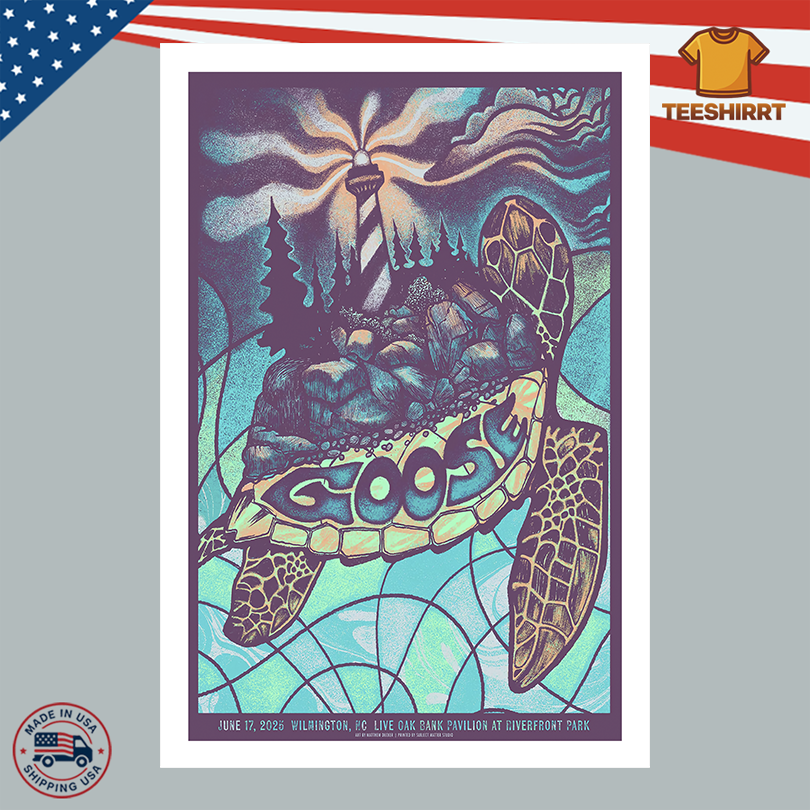 Goose At Live Oak Bank Pavilion In Wilmington NC On Jun 17 2025 Poster