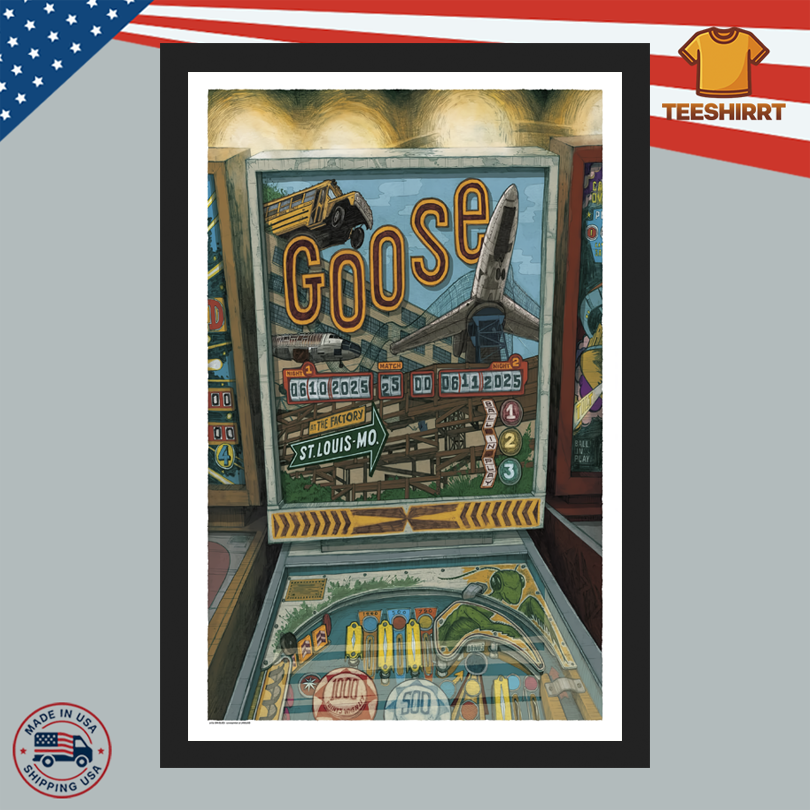 Goose At The Factory In Chesterfield, MO On Jun 10-11, 2025 Poster