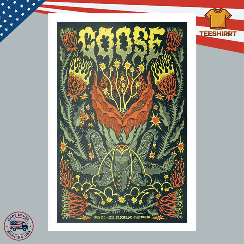 Goose At The Factory On June 10-11, 2025 Show Poster