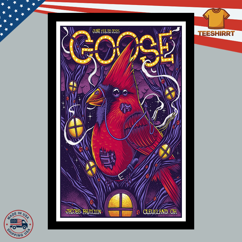 Goose Jacobs Pavilion Cleveland OH 2025 Poster