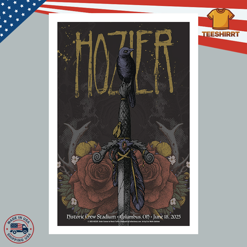 Hozier 06.18.2025 Historic Crew Stadium Columbus OH Poster