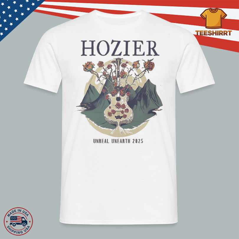 Hozier Unreal Unearth 2025 Concert Guitar Print Shirt