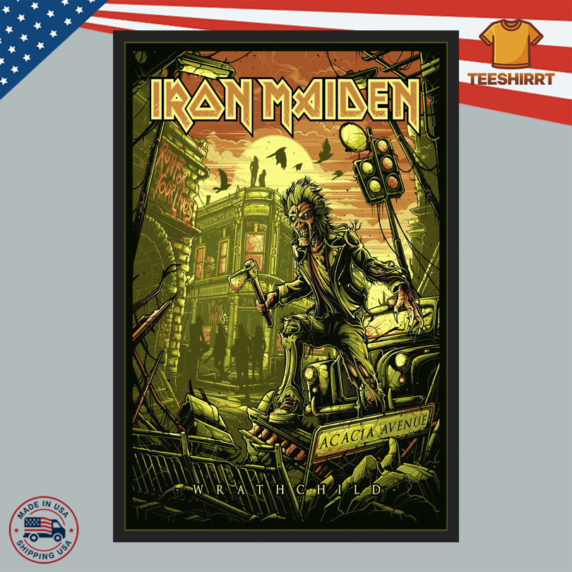 Iron Maiden At E.C. Dahls Arena On June 5, 2025 Show Poster