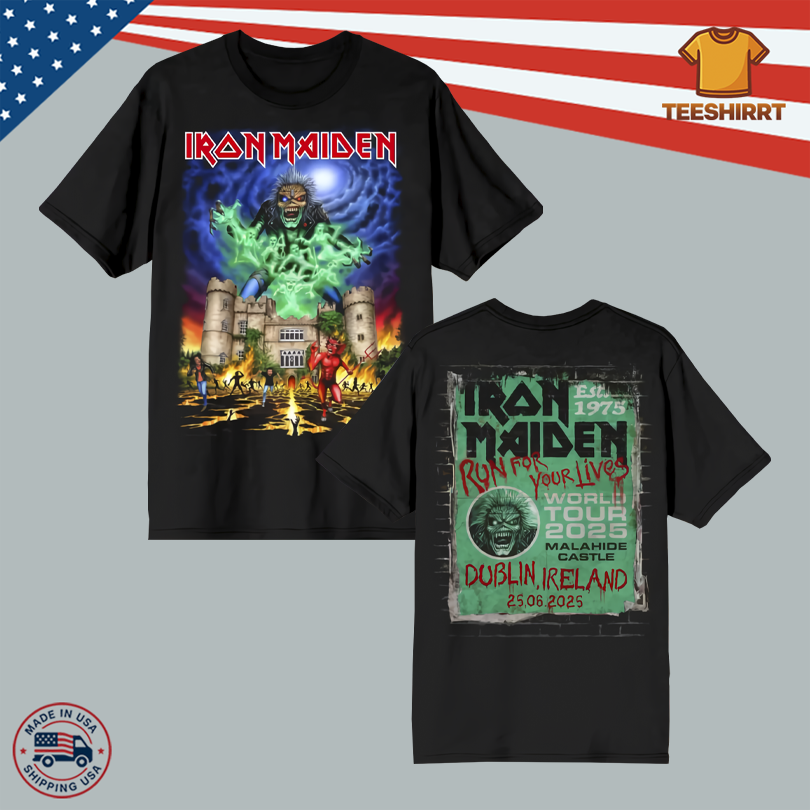 Iron Maiden At Malahide Castle Ireland 2025 Shirt