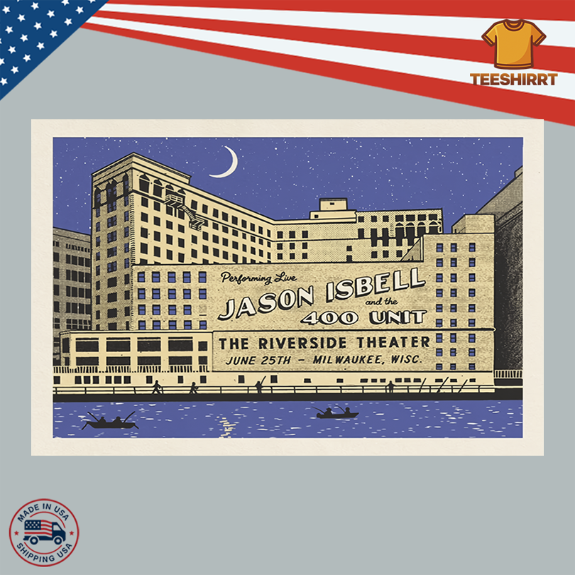 Jason Isbell And The 400 Unit Tour Poster June 25, 2025 In Milwaukee, WI
