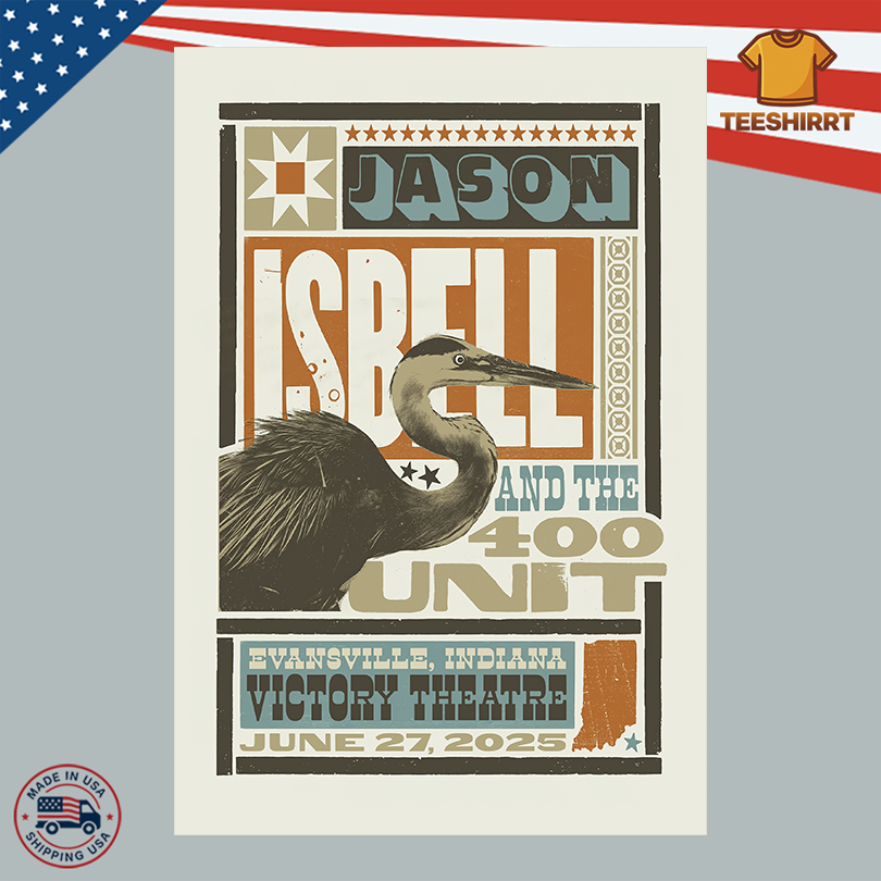 Jason Isbell & The 400 Unit 06.27.2025 Live At Victory Theatre Poster