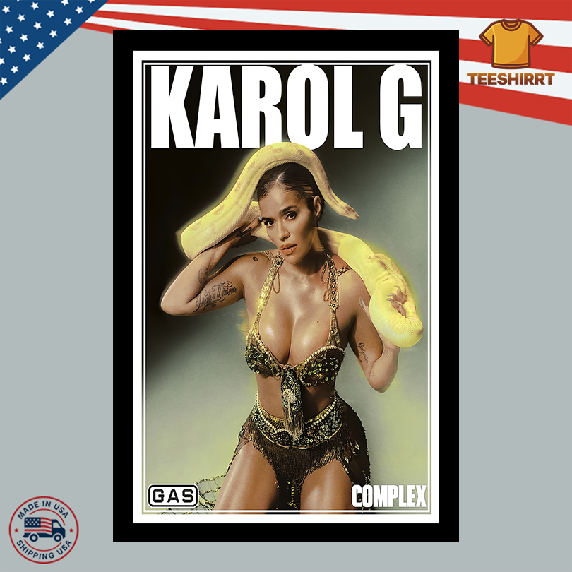 Karol G Magazine Cover GAS Collab Poster
