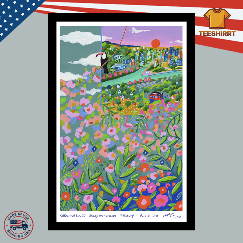 Khruangbin 06.21.2025 Stage AE Pittsburgh PA Poster