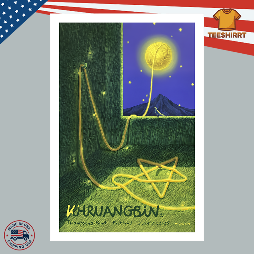 Khruangbin Tour Poster June 29, 2025 In Portland, ME