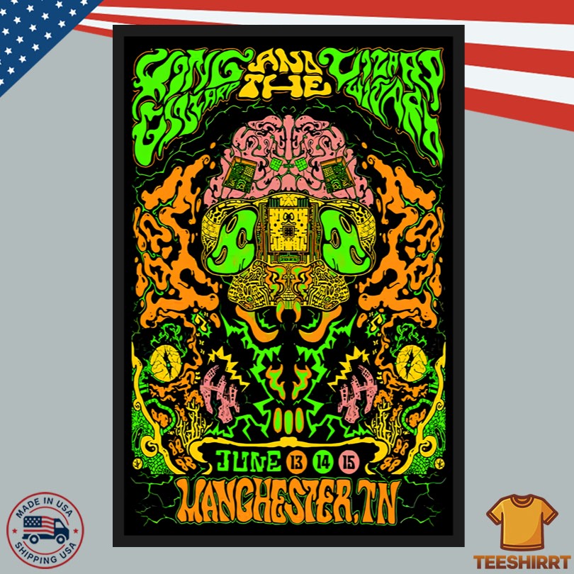 King Gizzard And The Lizard Wizard At Bonnaroo Music 2025 Poster
