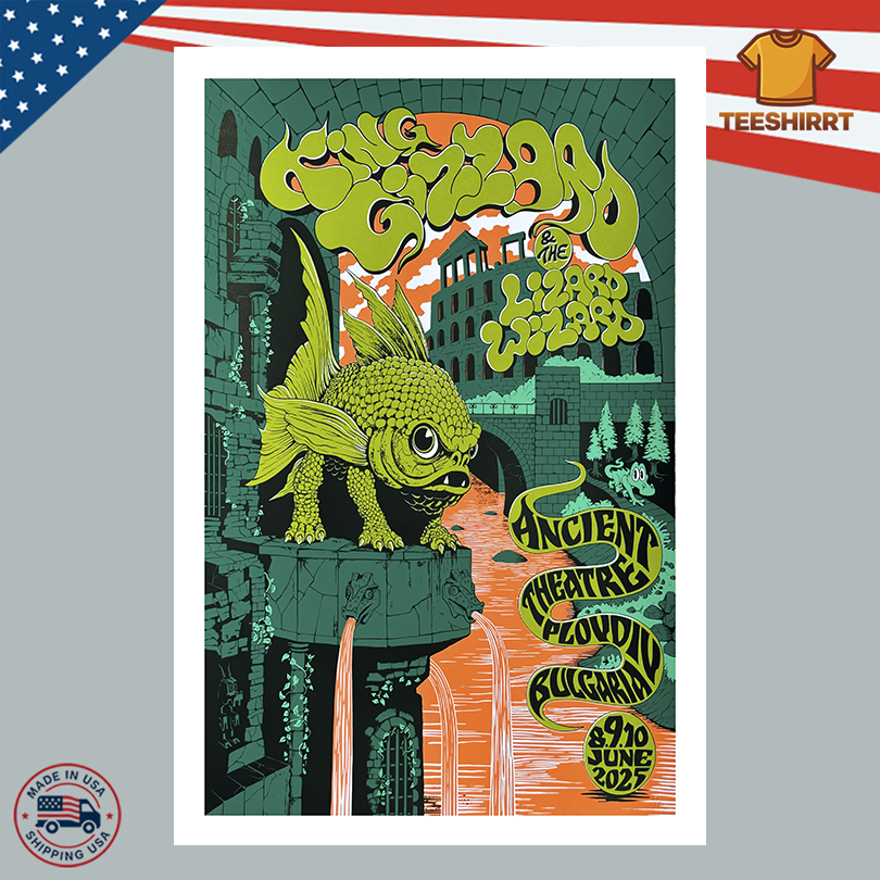 King Gizzard And The Lizard Wizard Event Plovdiv, Bulgaria Jun 10, 2025 Poster