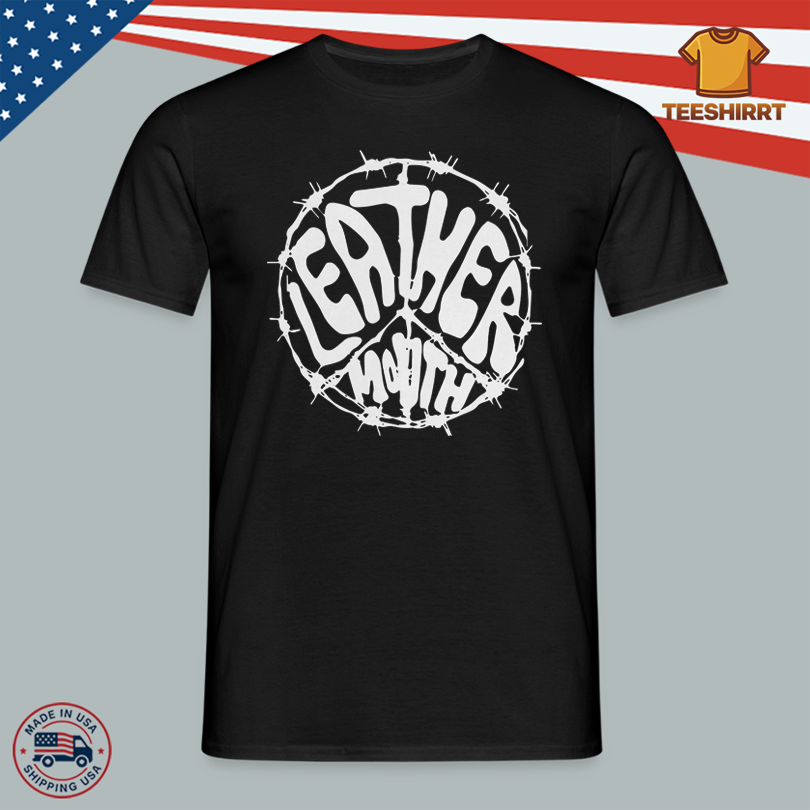 Leathermouth Merch Barbed Wire Peace Shirt