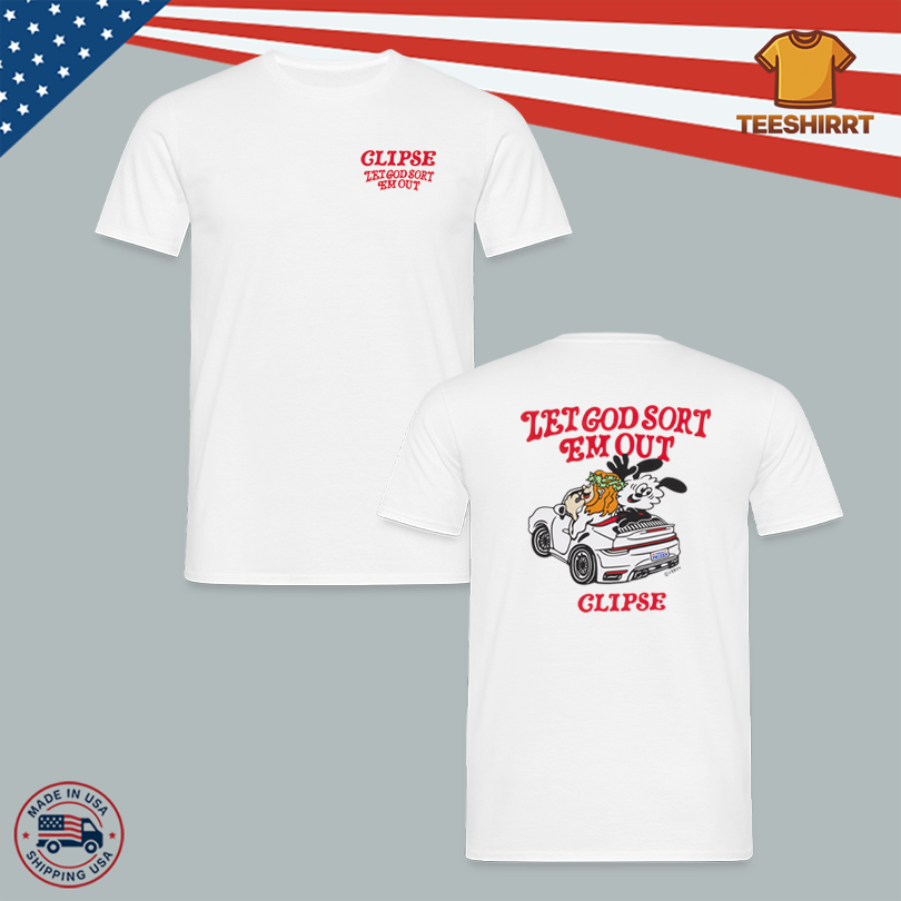 Let God Sort Em Out Bold Design Verdy x Clipse White Tee