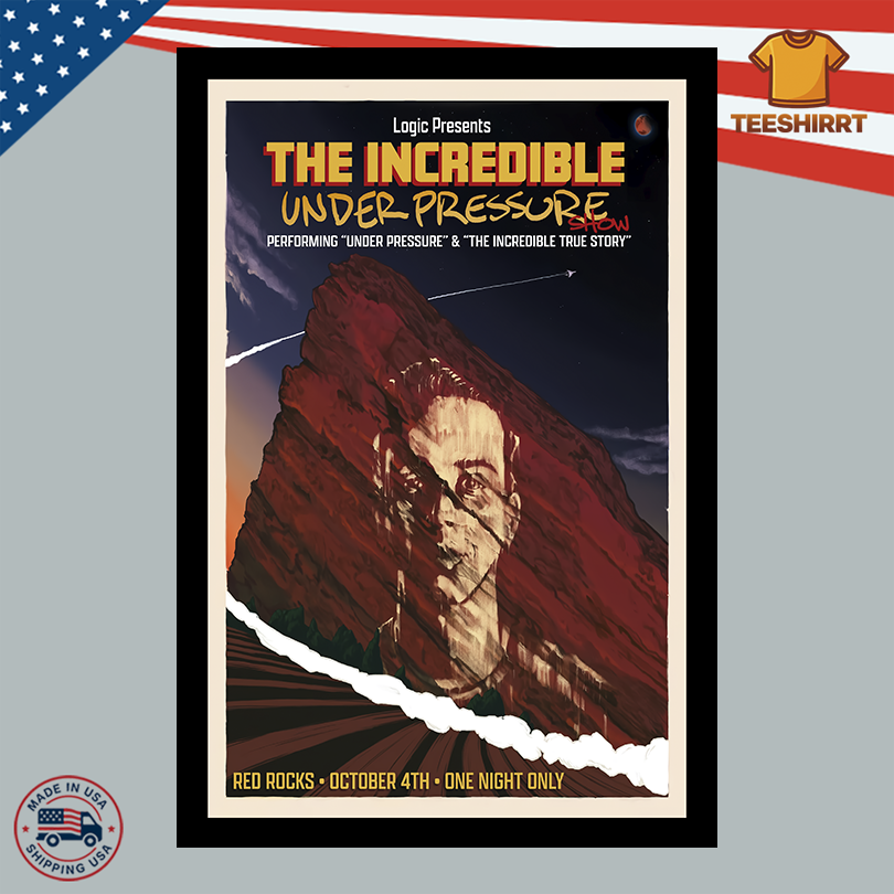 Logic On October 4 2025 Red Rocks Amphitheatre Show Poster