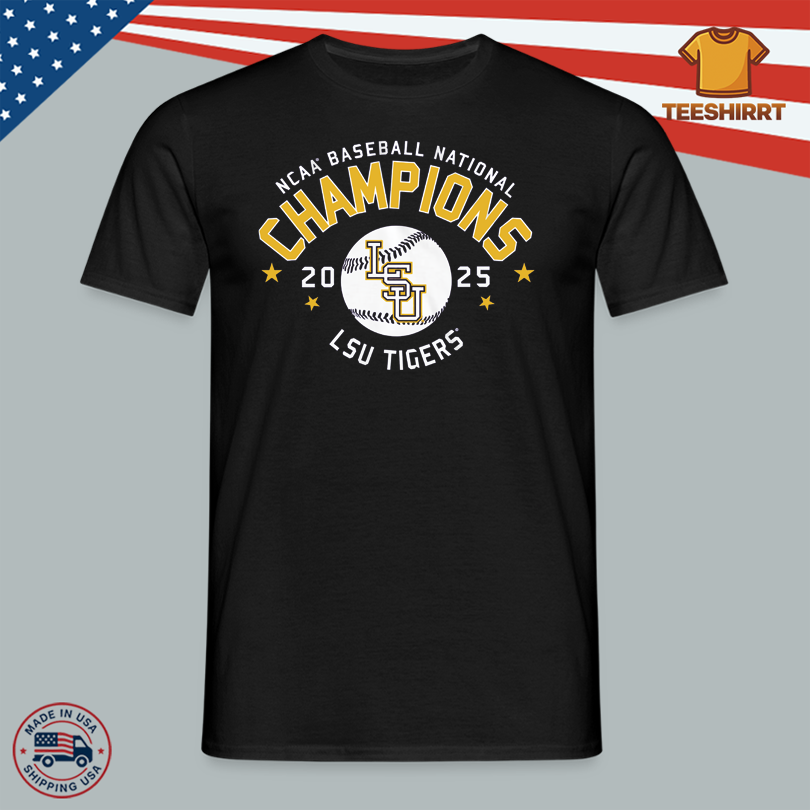 LSU Tigers 2025 College Baseball Victory Arch Shirt