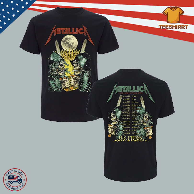 Metallica Live In Denver 2025 Tony Squindo T Shirt