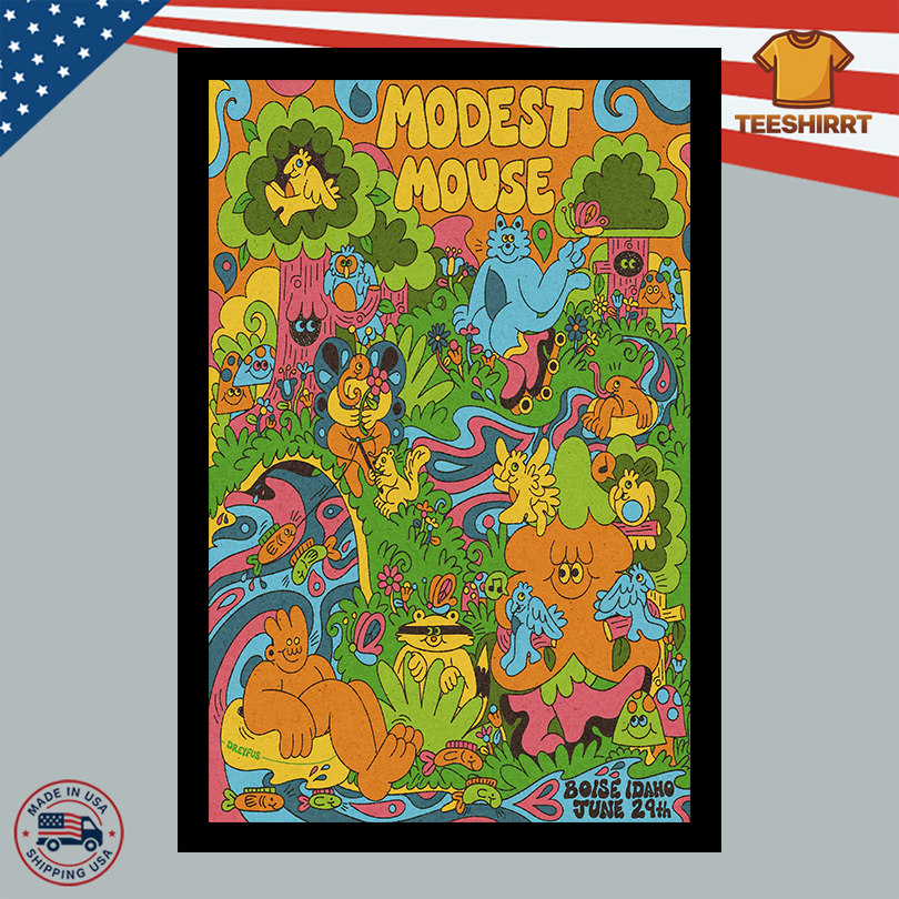 Modest Mouse At Idaho Botanical Garden In Boise, ID On Jun 29, 2025 Poster