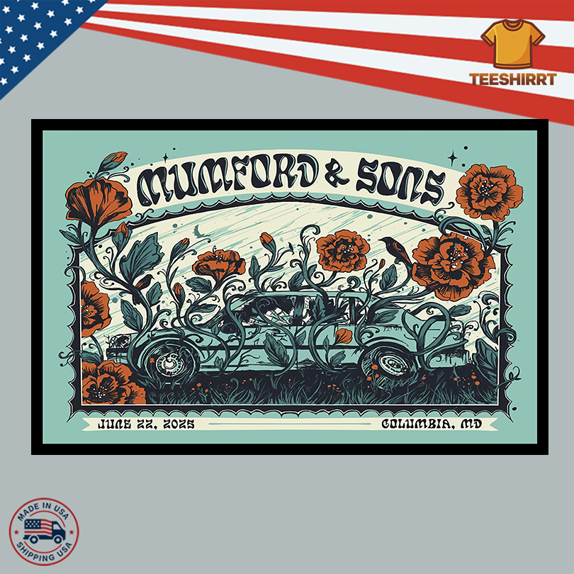 Mumford & Sons June 22 2025 Columbia MD Event Poster