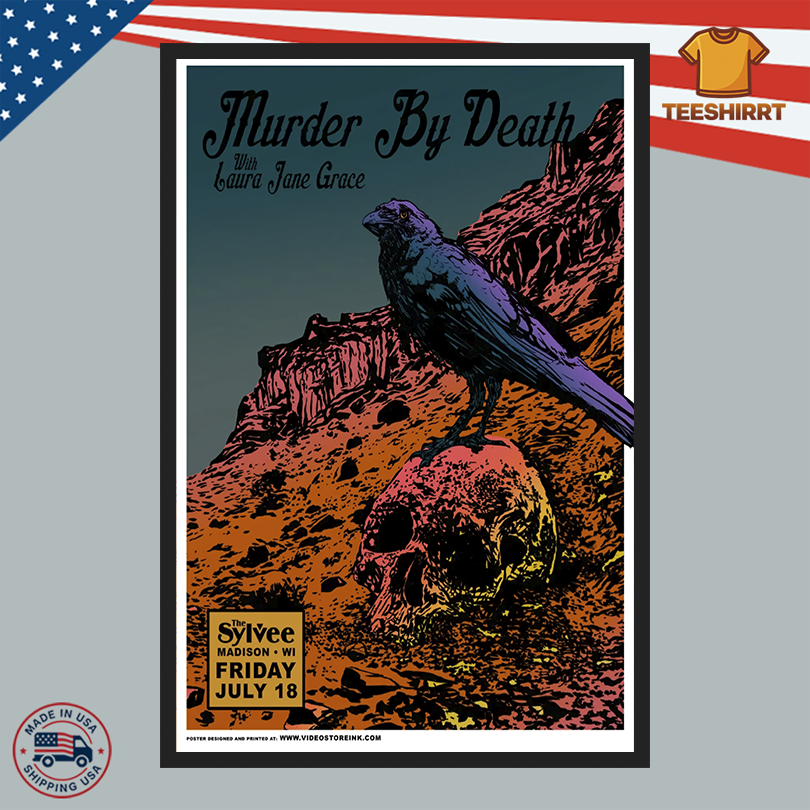 Murder By Death The Sylvee In Madison WI Jul 18 2025 Poster