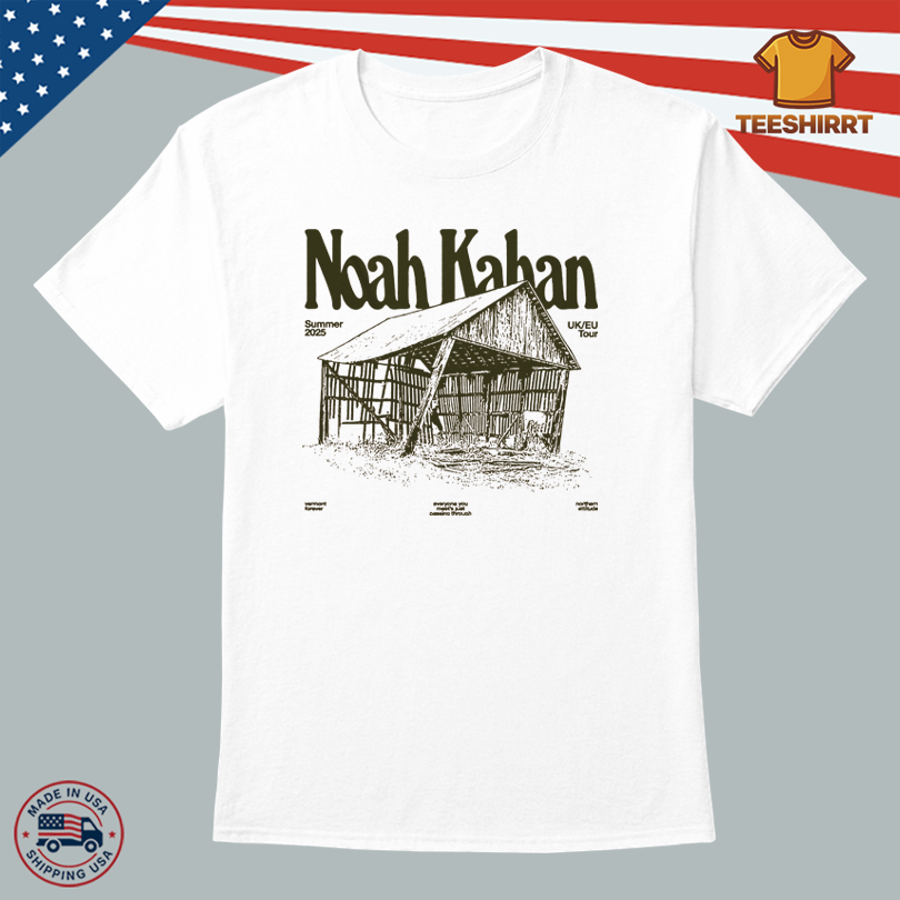 Noah Kahan Merch Tour 2025 Still Standing Tour Tee