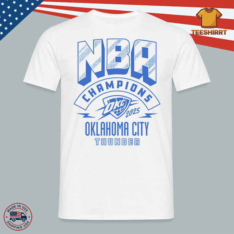Oklahoma Thunder 2025 Trendy NBA Champions Merch Shirt