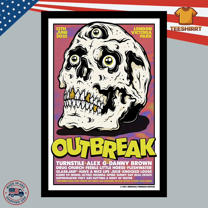 Outbreak Festival June 13 2025 In London UK Poster