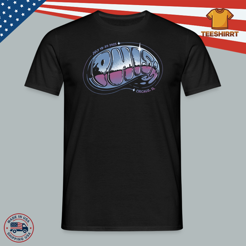Phish At United Center In Chicago, IL On Jul 18-20, 2025 Tee