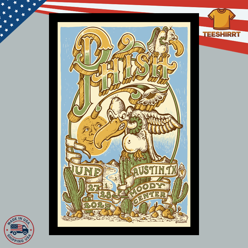 Phish Moody Center June 27-28 2025 Poster