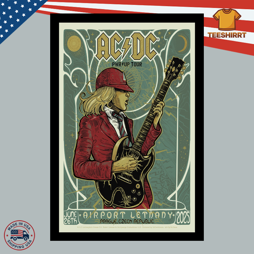 Poster ACDC Airport Letnany Prague, Czech Republic 2025   