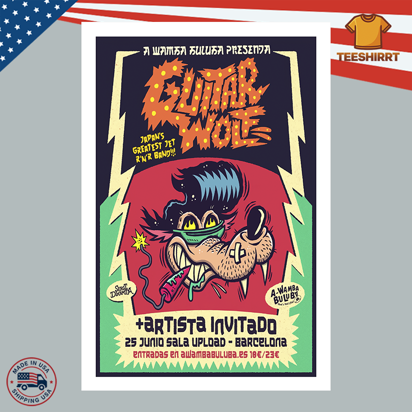 Poster Guitar Sala Upload Barcelona Spain 06.25.2025