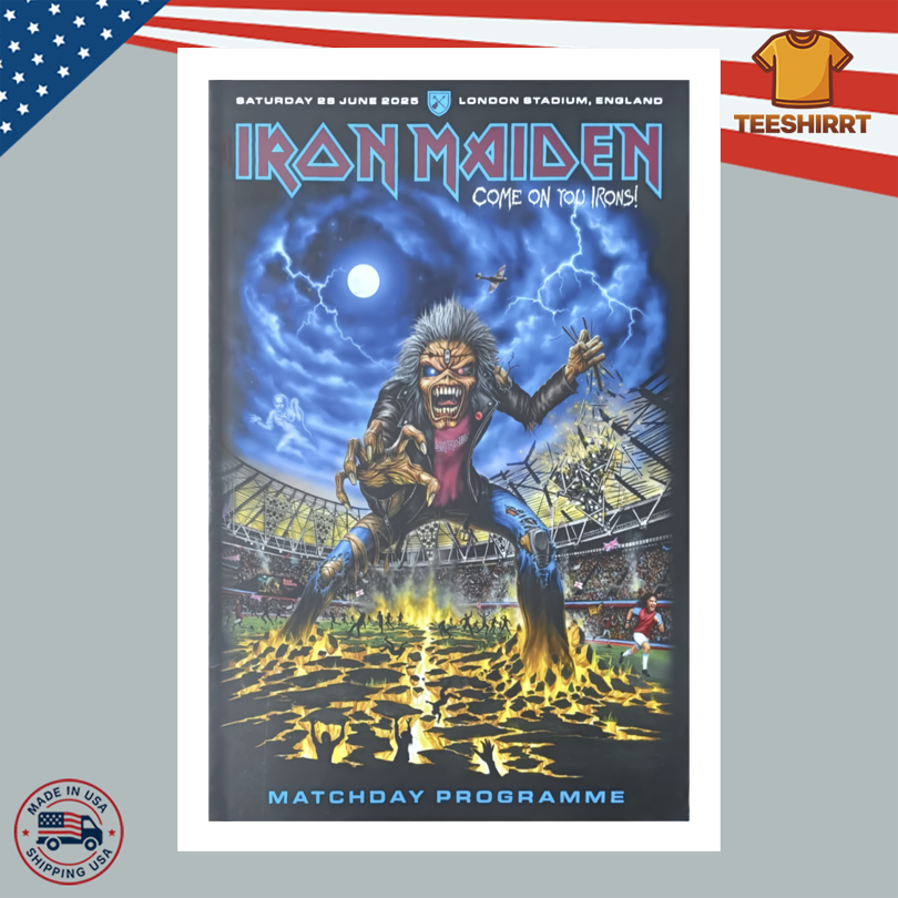 Poster Iron Maiden London Stadium London UK 2025