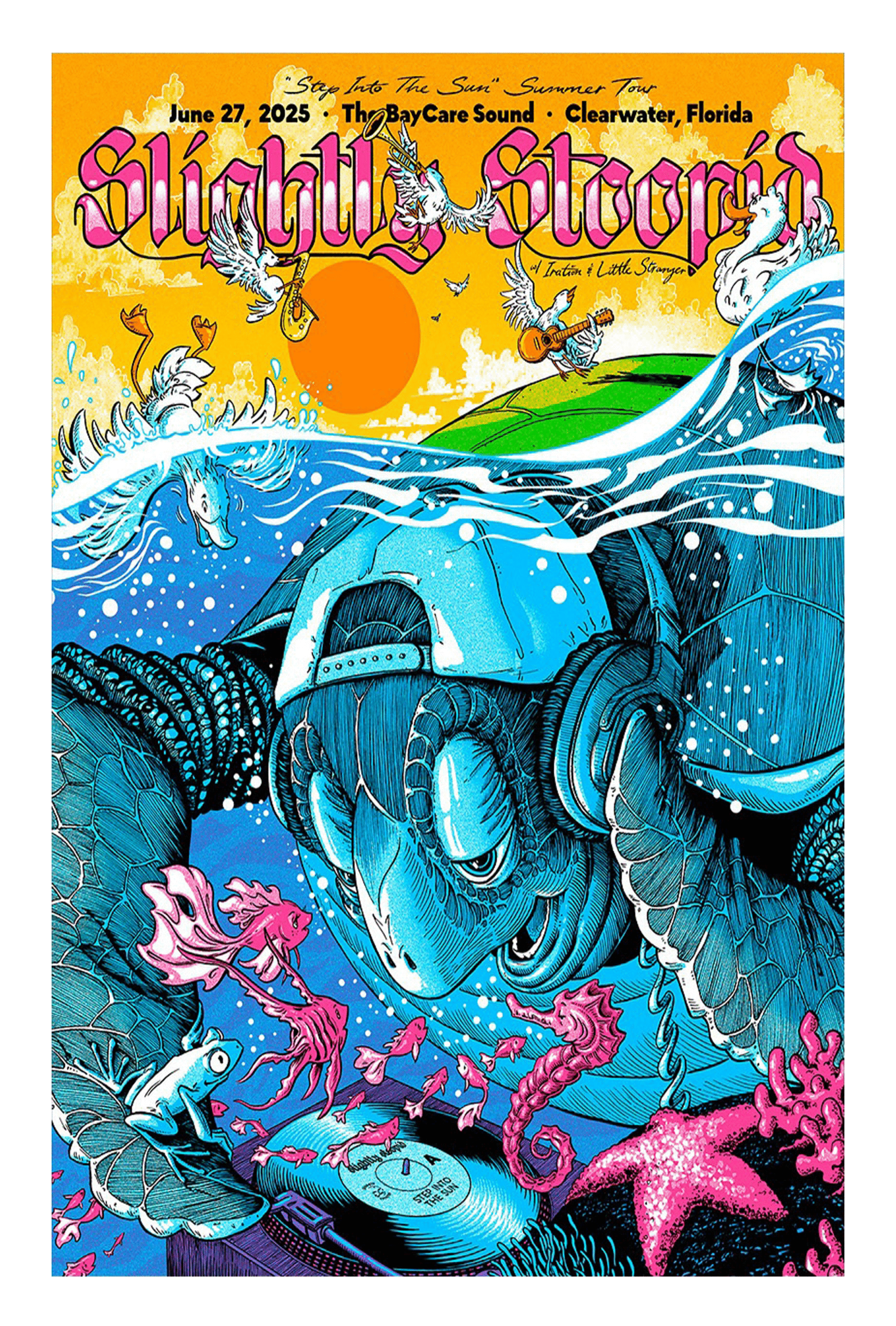 Poster Slightly Stoopid The BayCare Sound Clearwater FL 2025