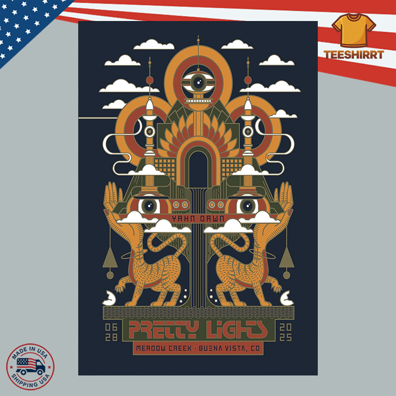 Pretty Lights Tour Poster June 28, 2025 In Buena Vista, CO