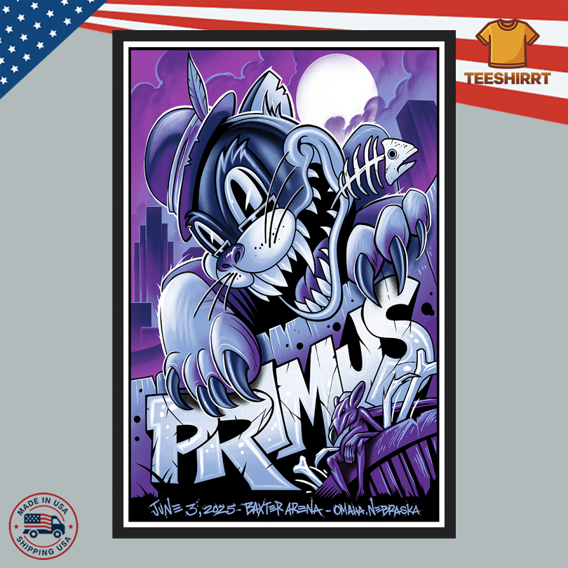 Primus Jun 3, 2025 Baxter Arena Omaha, NE Poster