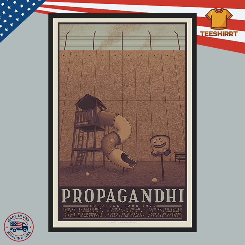 Propagandhi Sevenfold Summer Tour 2025 Poster